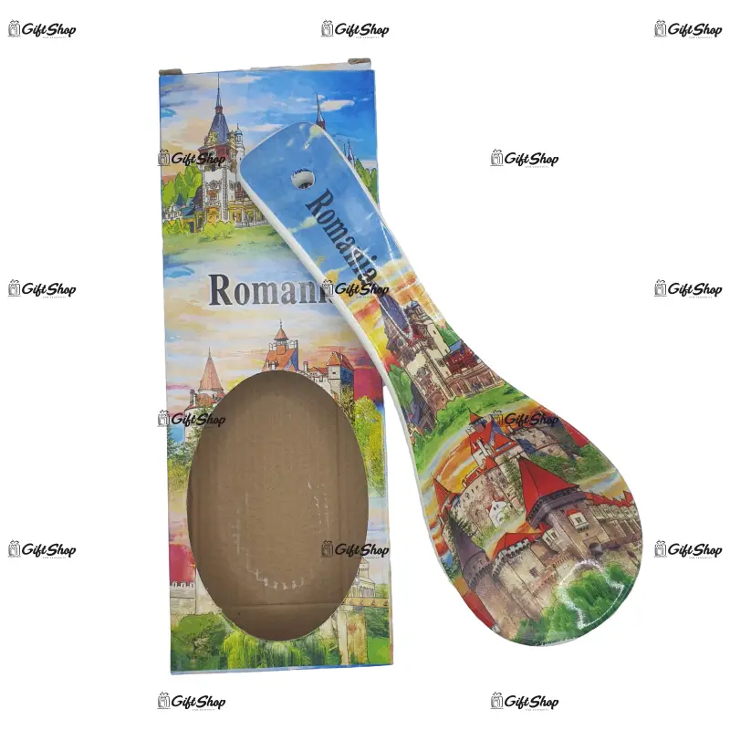 Suport lingura din ceramic castele, romania
